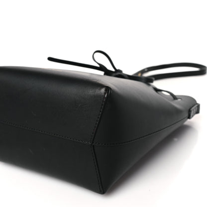 Mansur Gavriel Vegetable Tanned Calfskin Mini Bucket Bag Black Dolly 9 of 9