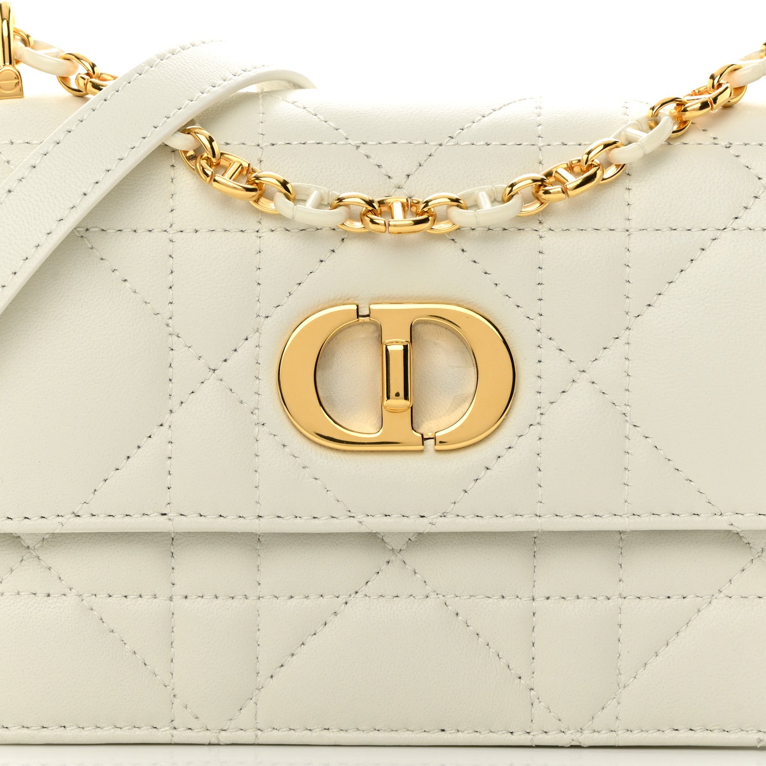 Christian Dior Lambskin Macrocannage Mini Miss Caro Bag Latte 9 of 14