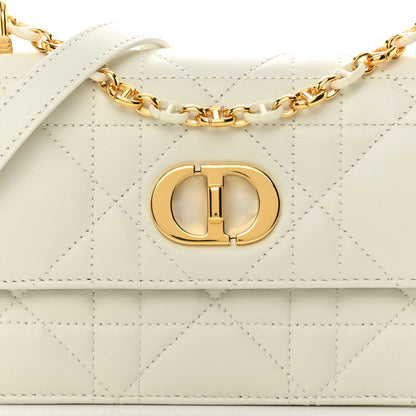 Christian Dior Lambskin Macrocannage Mini Miss Caro Bag Latte 9 of 14