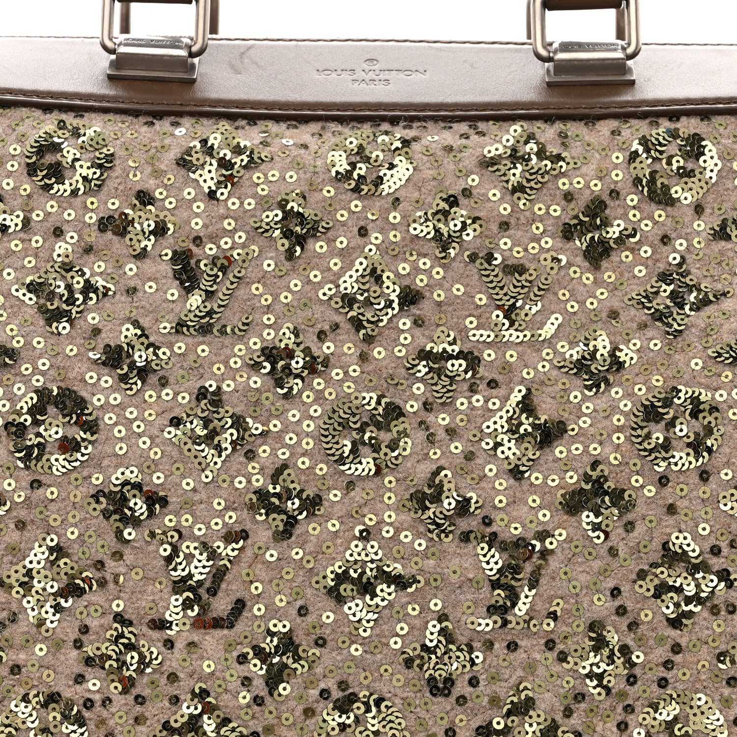 Louis Vuitton Sequin Monogram Sunshine Express Speedy Kaki 8 of 11