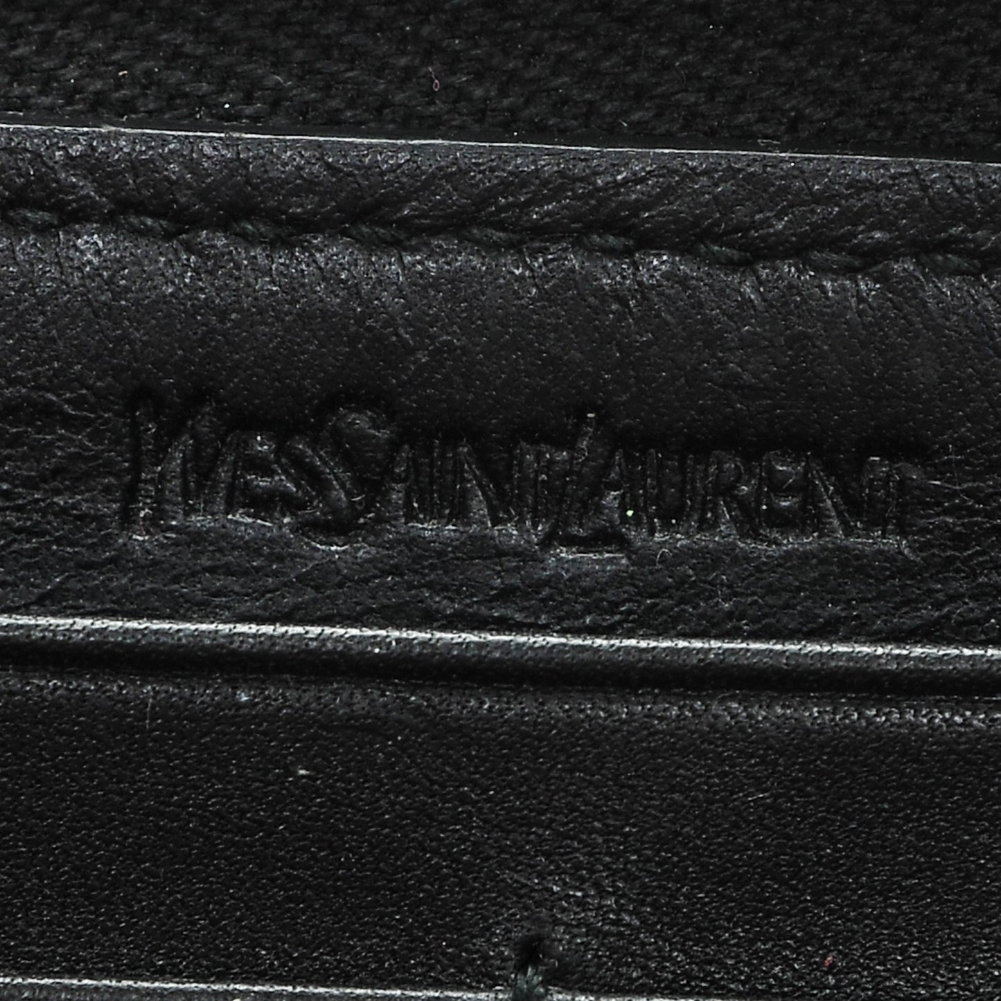 Patent Belle De Jour Zip Around Wallet Black