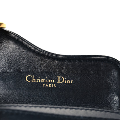 Christian Dior CHRISTIAN DIOR Oblique Saddle Card Holder Blue 9 of 10