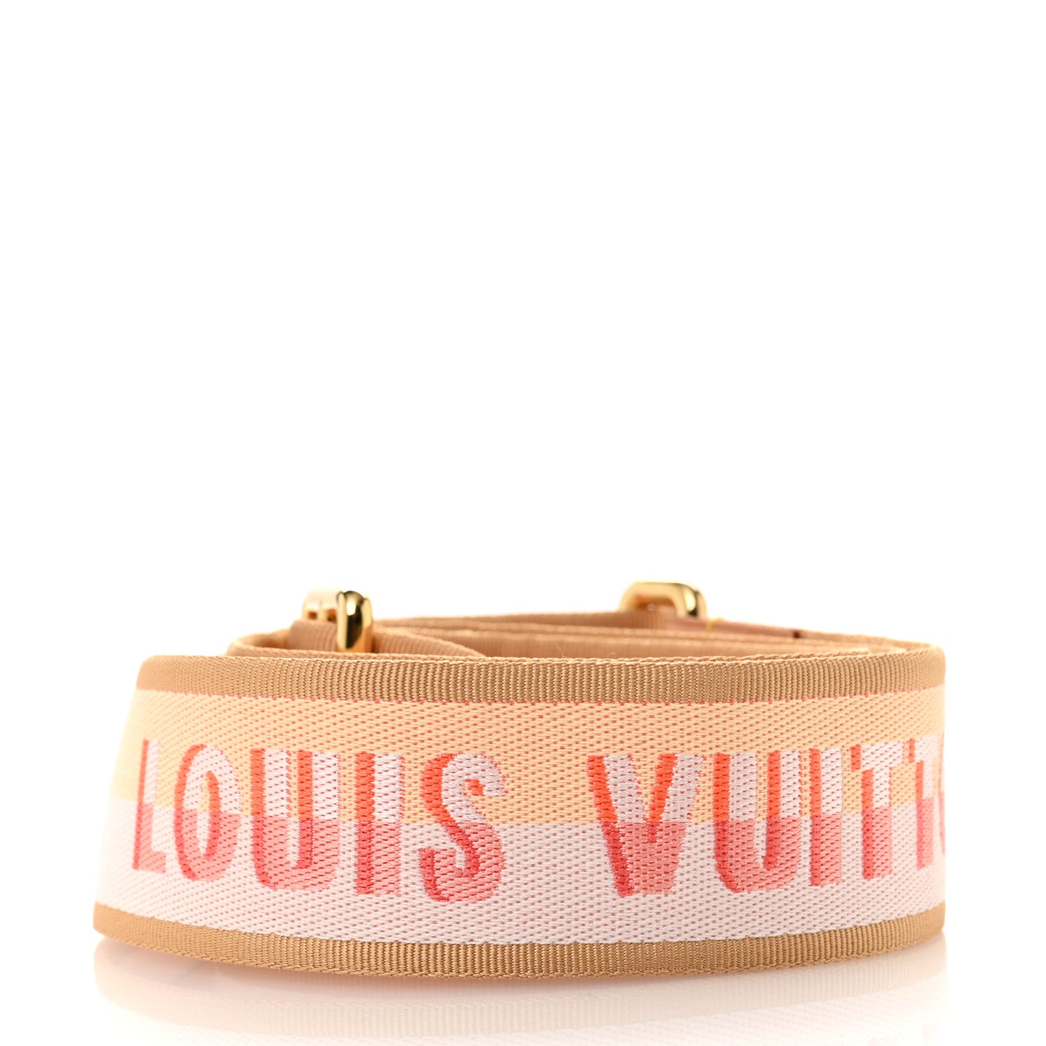 Louis Vuitton Jacquard Speedy Bandouliere 20 Shoulder Strap Pink Orange 2 of 5