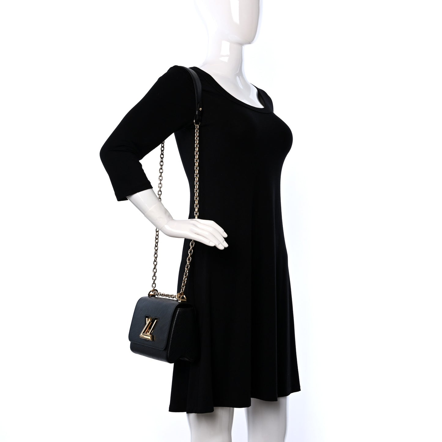 Epi Twist Shoulder Bag PM Black