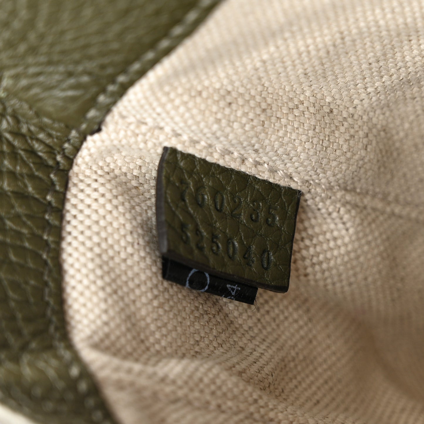 Piuma Calfskin Jumbo GG Embossed Small Messenger Bag Dark Green