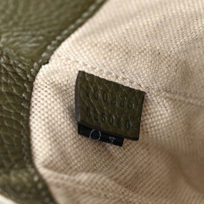 Gucci Piuma Calfskin Jumbo GG Embossed Small Messenger Bag Dark Green 7 of 12