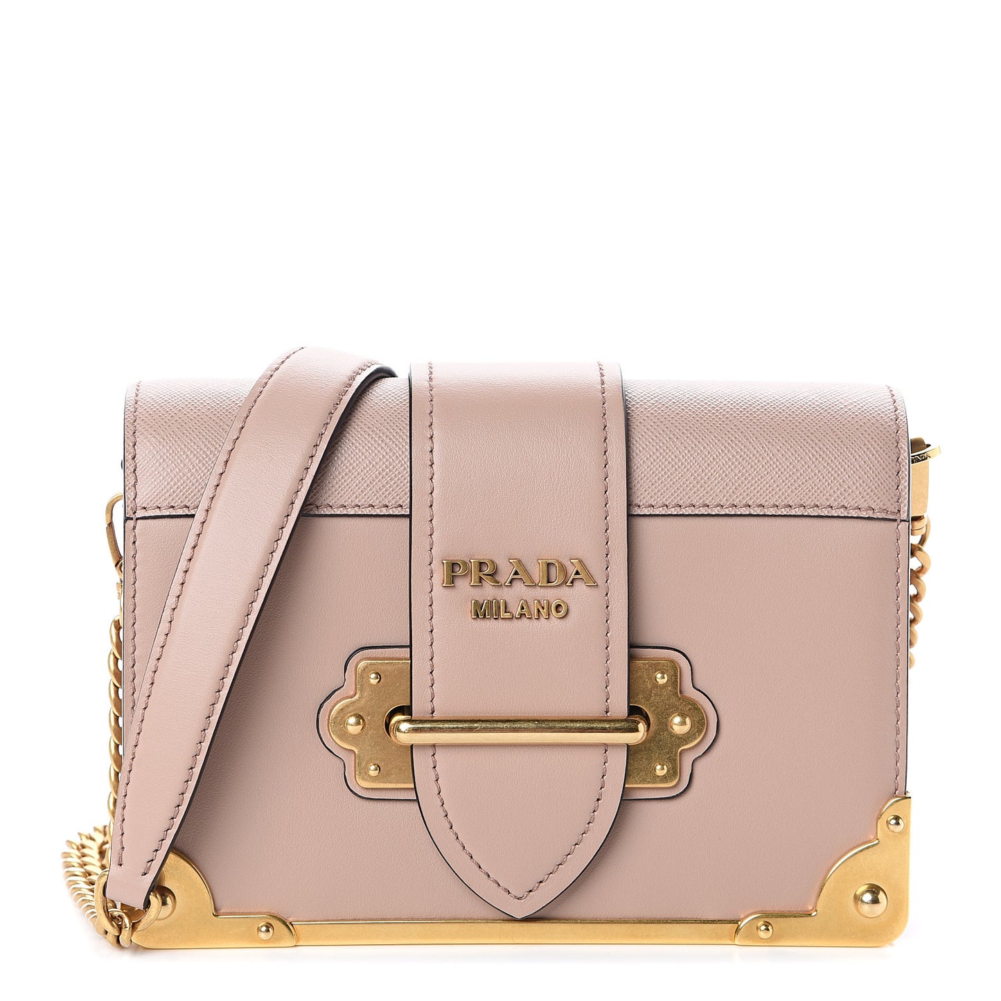 City Calf Saffiano Cahier Bag Cipria