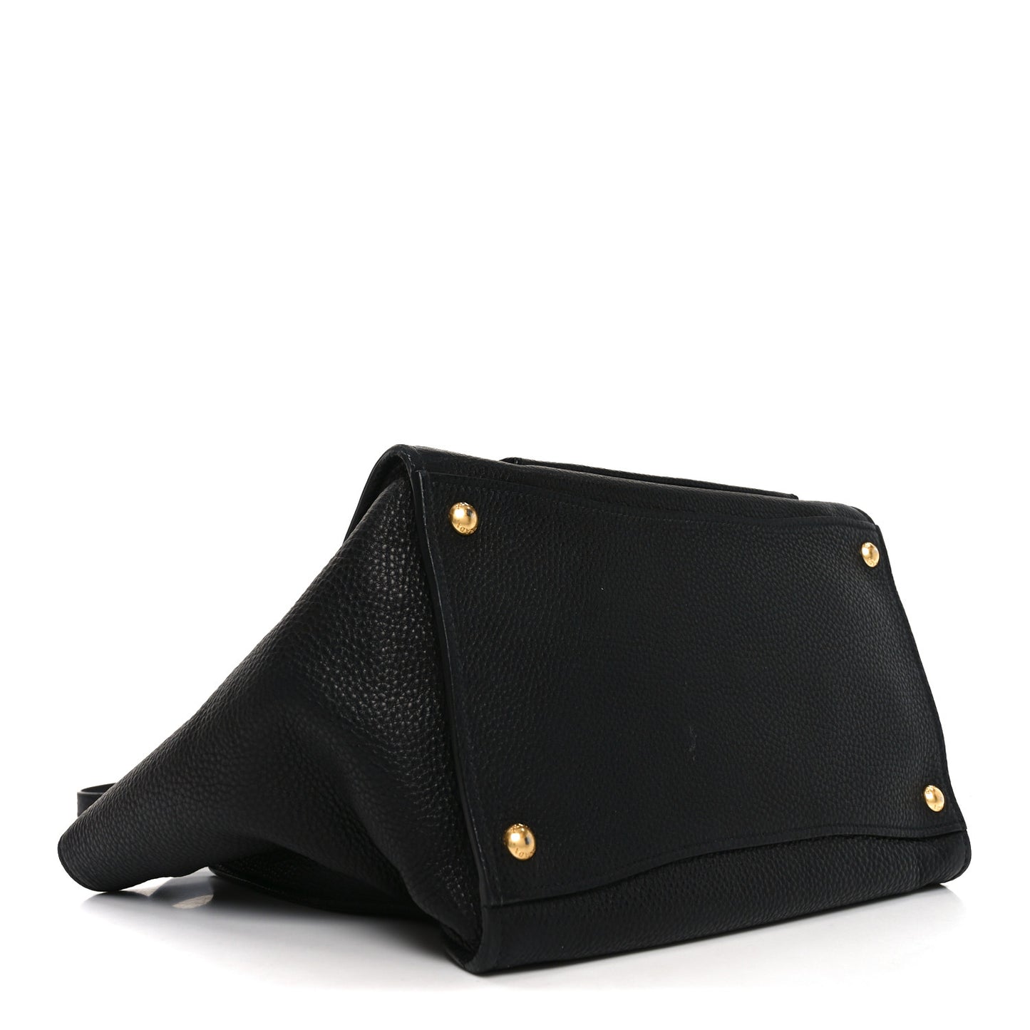 Vitello Phenix Shopping Tote Black