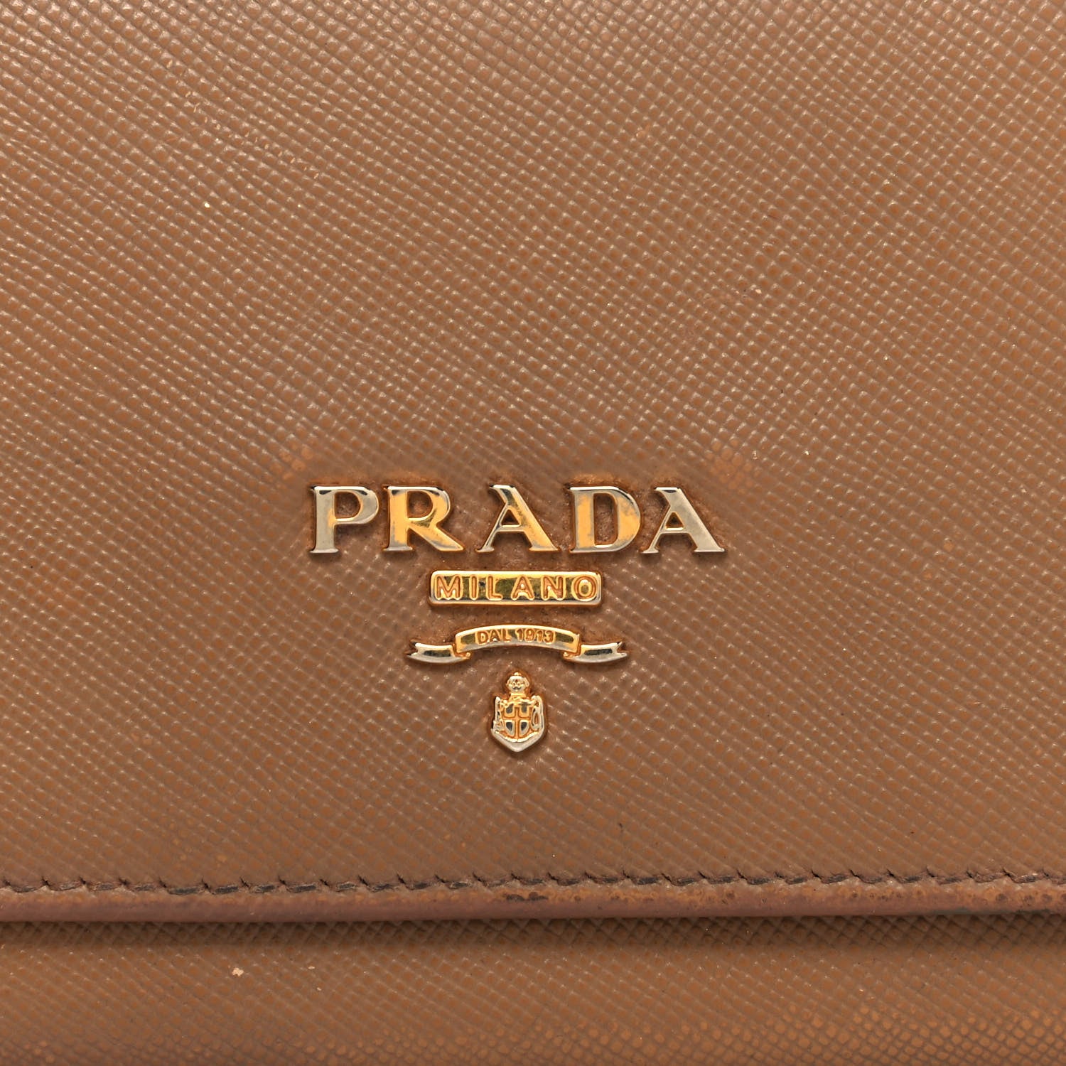 Prada Saffiano Metal Continental Flap Wallet Cammeo 6 of 15