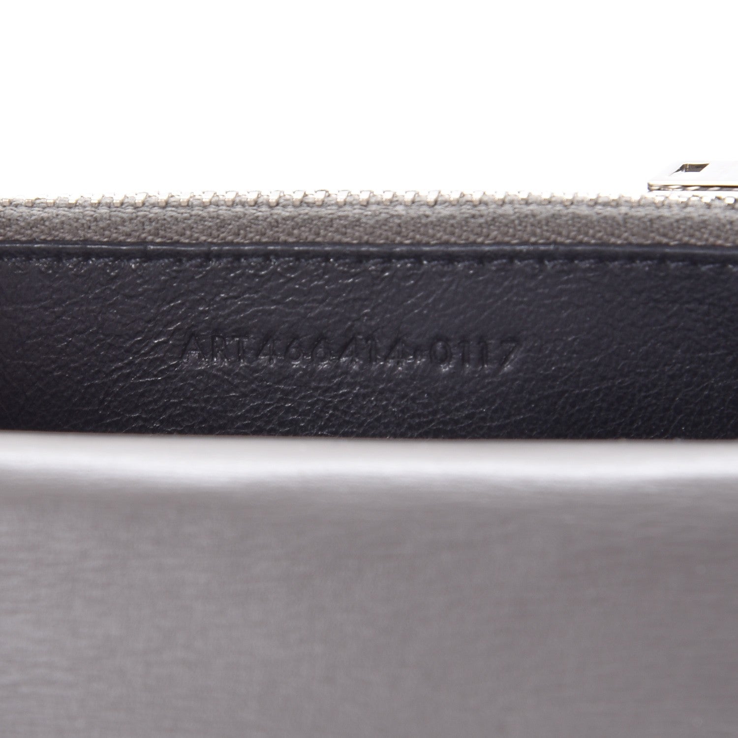 Saint Laurent Calfskin Fragments Flap Wallet Fog 8 of 9