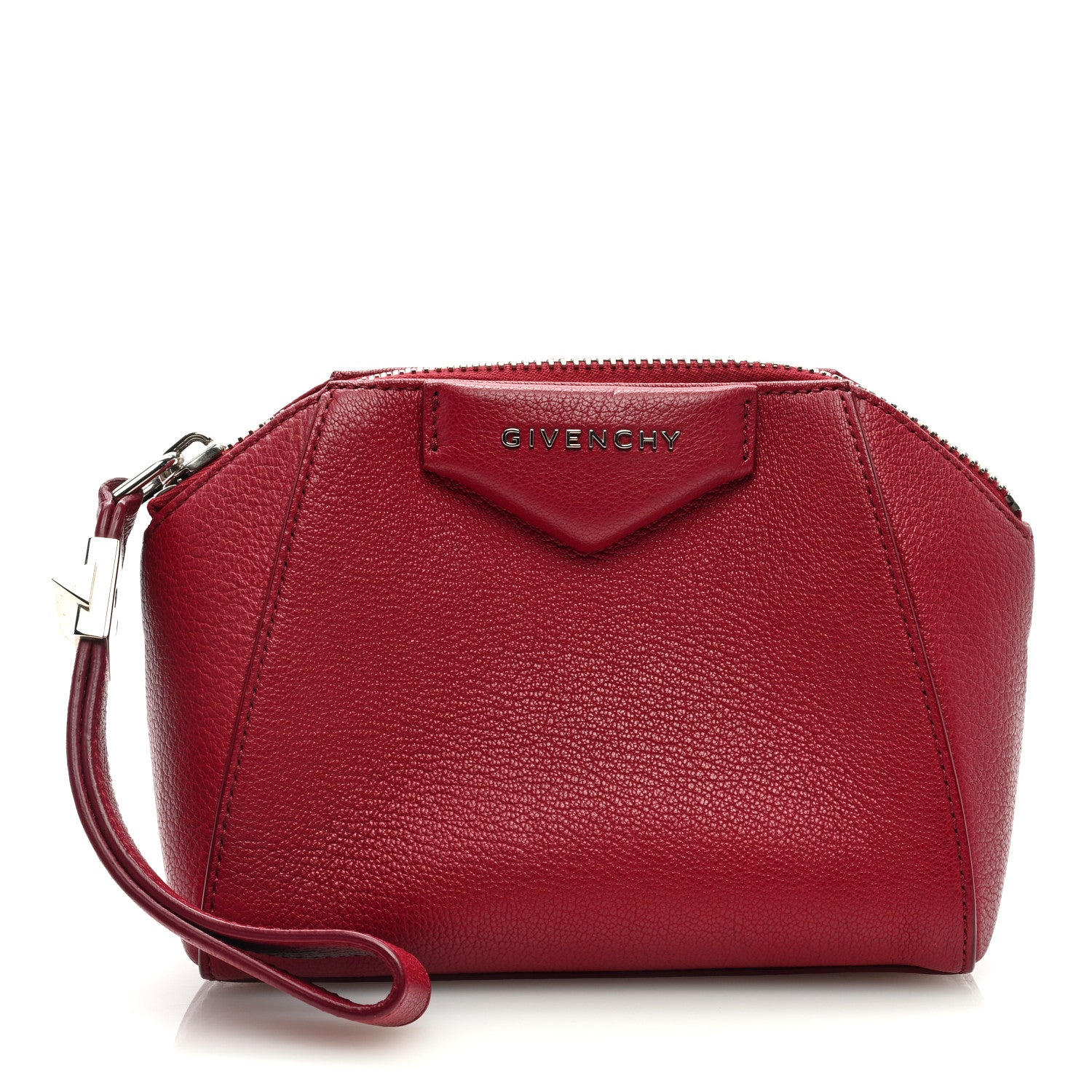 Givenchy Sugar Goatskin Small Antigona Beauty Wristlet Fig Pink 1 of 6