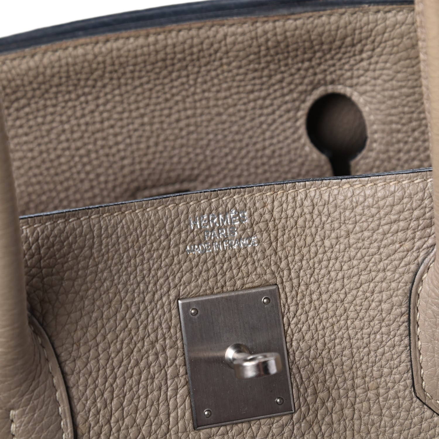 Hermes Togo Birkin 40 Gris Tourterelle 8 of 12