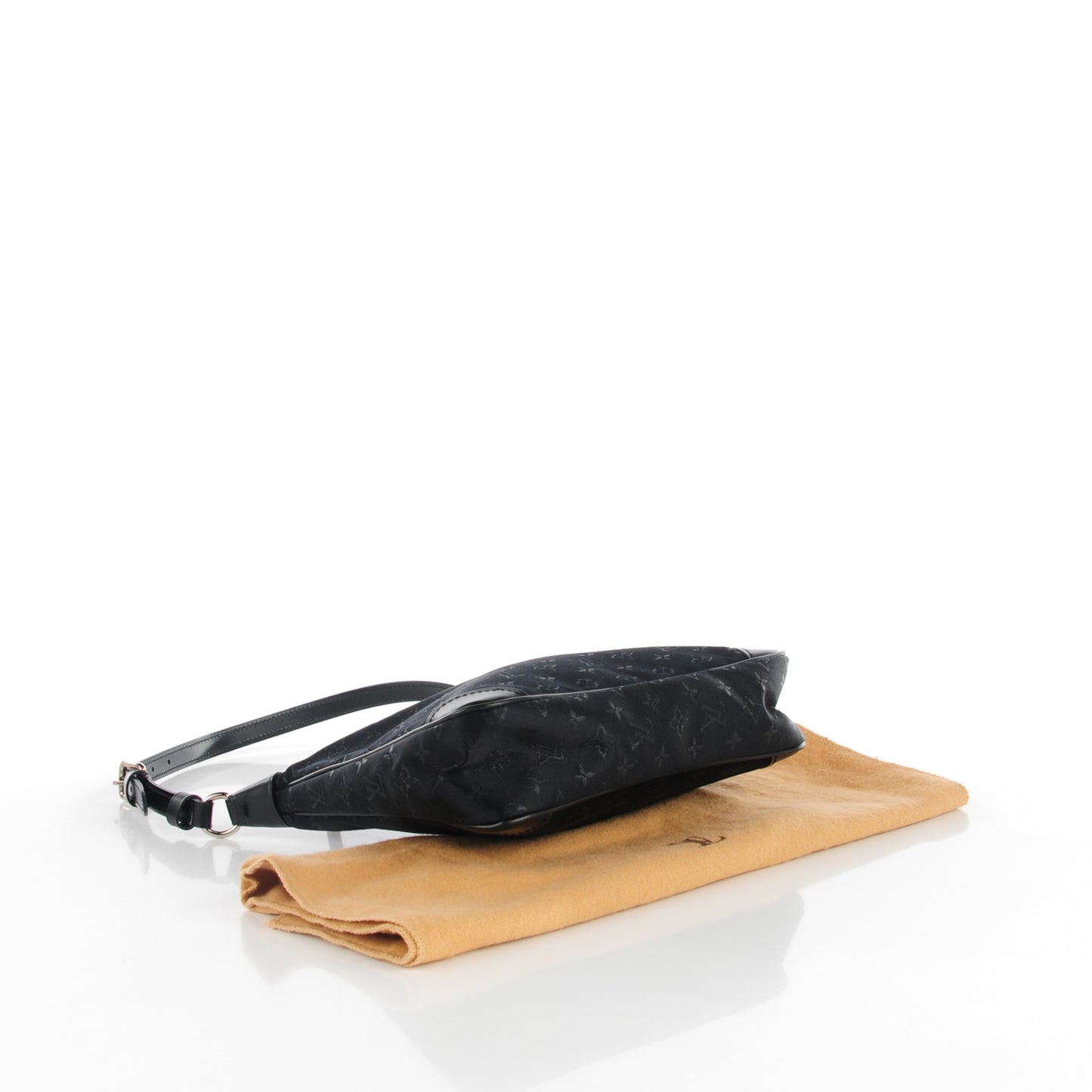 Satin Monogram Little Boulogne Black