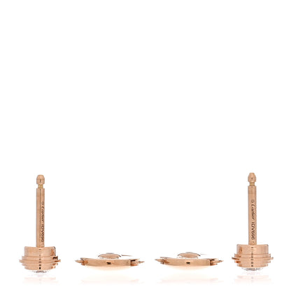 Cartier 18K Pink Gold Diamond MM D'Amour Earrings 3 of 5