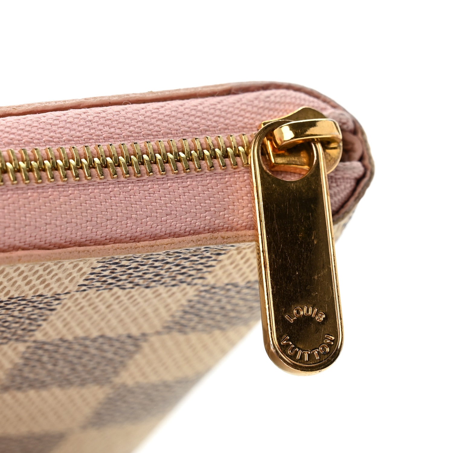 Louis Vuitton Damier Azur Zippy Coin Purse Rose Ballerine 10 of 11