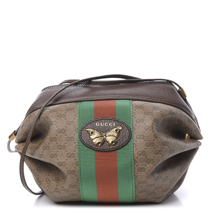 Gucci Mini Vintage GG Supreme Monogram Web Butterfly New Candy Crossbody Beige New Acero 1 of 9