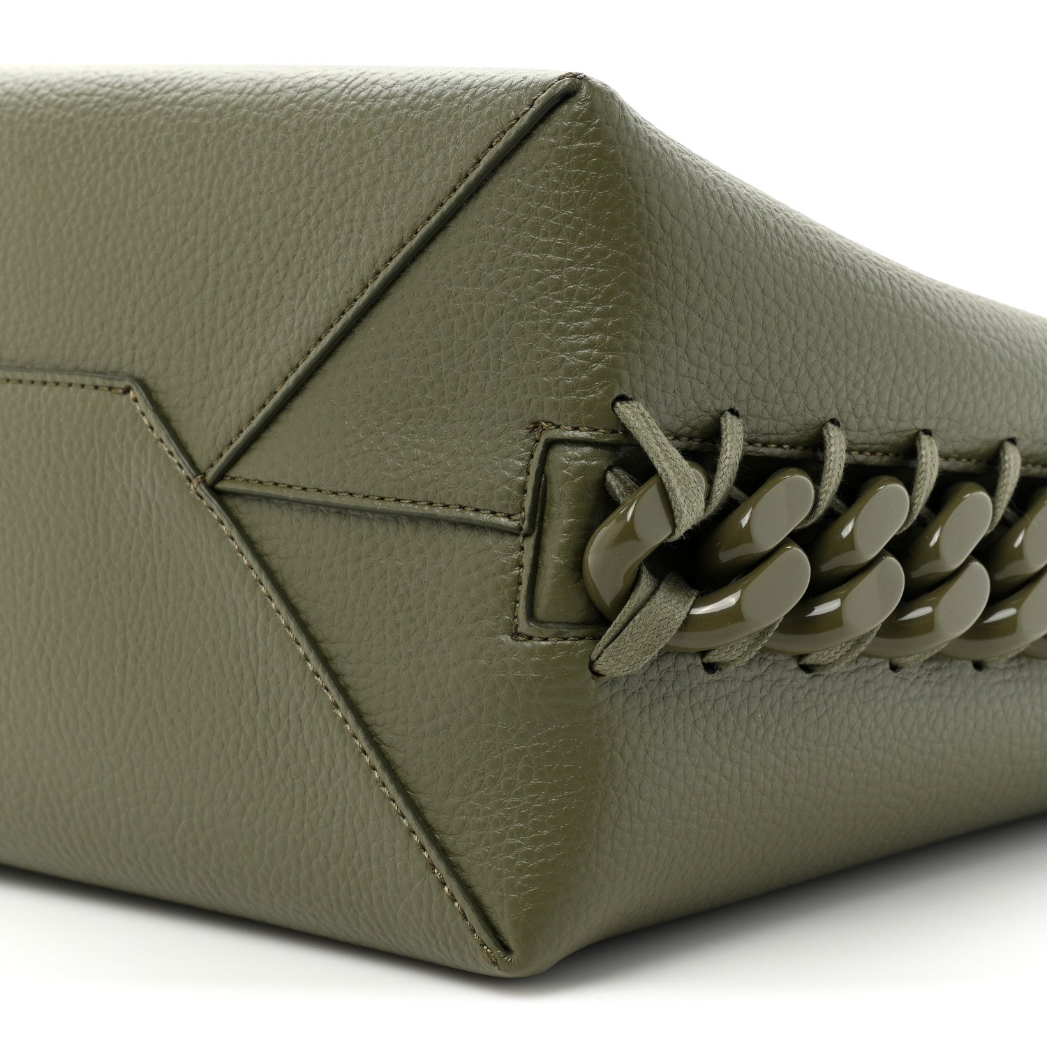 Stella McCartney Grainy Alter Mat Frayme Tote Khaki 7 of 9