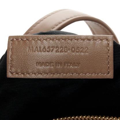 Saint Laurent Smooth Calfskin Le 5 A 7 Hobo Taupe 7 of 10