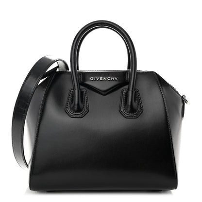 Givenchy Shiny Lord Calfskin Mini Antigona Black 1 of 9