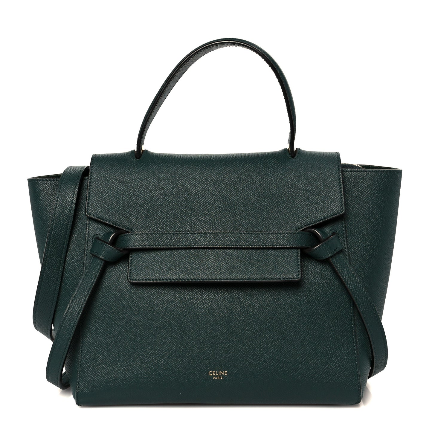 Grained Calfskin Micro Belt Bag Amazone
