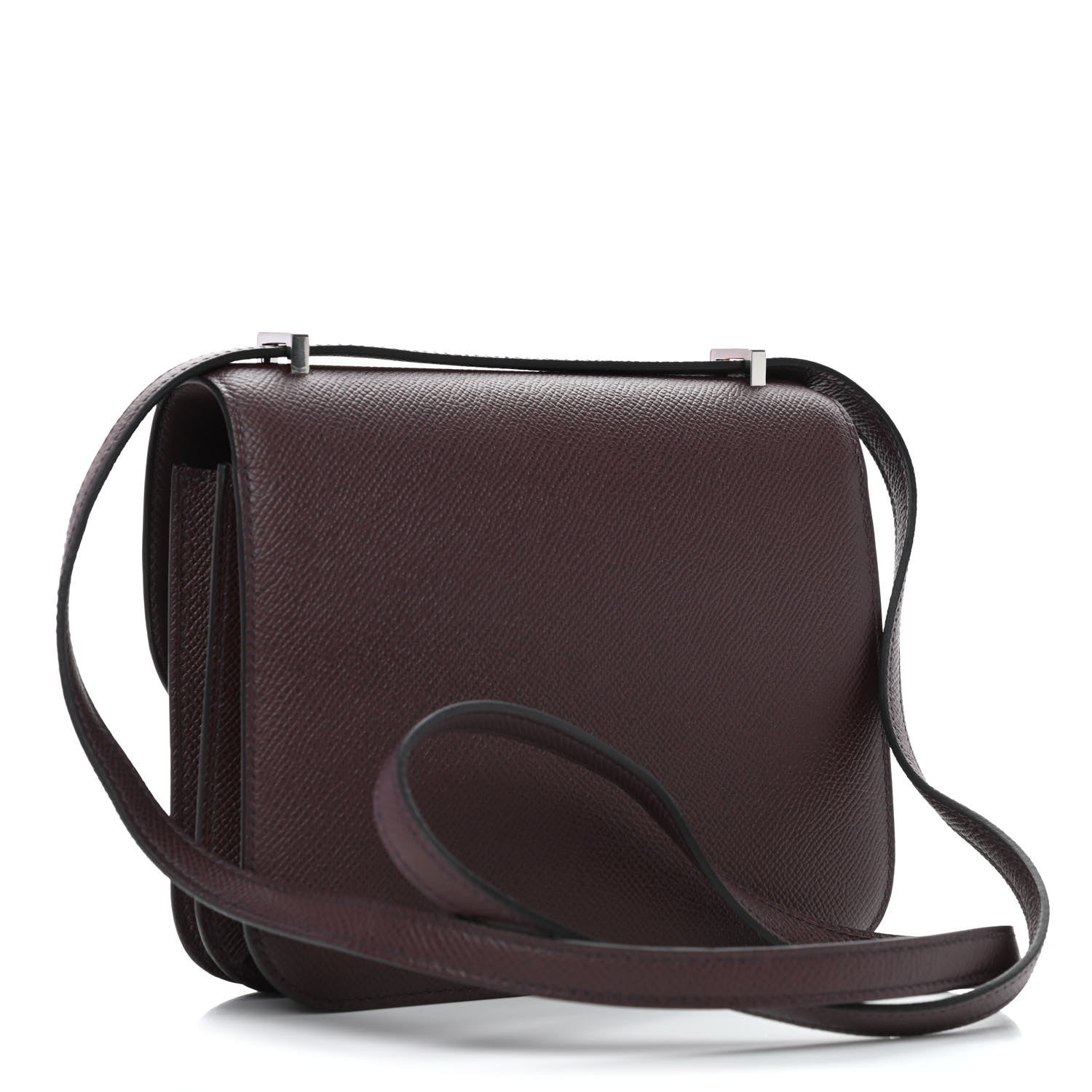Hermes Epsom Enamel Constance 18 Rouge Sellier Framboise 2 of 4