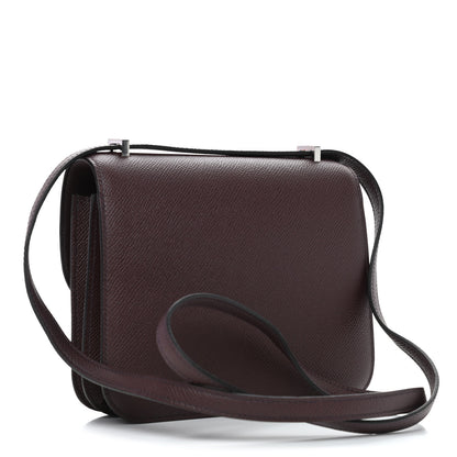 Hermes Epsom Enamel Constance 18 Rouge Sellier Framboise 2 of 4