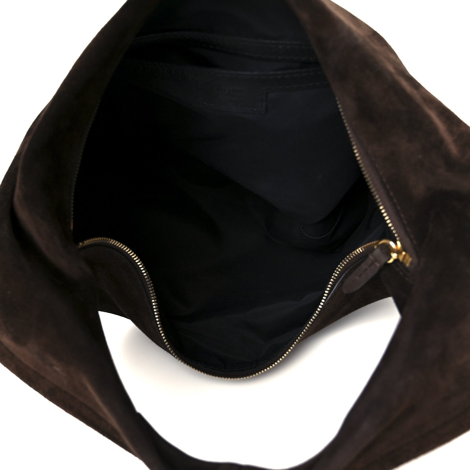 Khaite Suede Calfskin Medium Olivia Hobo Coffee 5 of 10