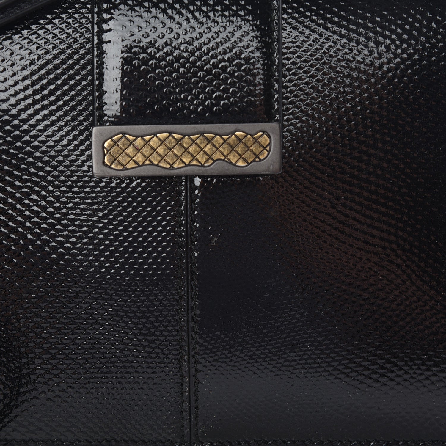Bottega Veneta Karung Ostrich Nappa Intrecciato Darling Shoulder Bag Black 10 of 10
