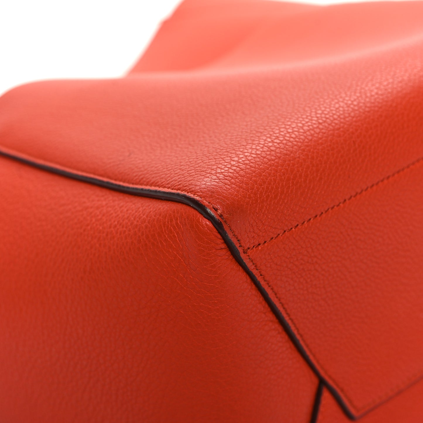 Soft Grained Calfskin Sangle Bucket Bag Cinnamon