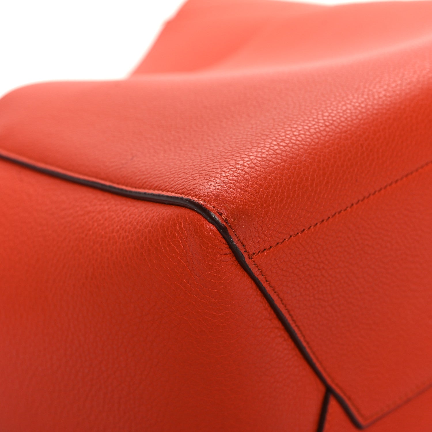 Celine Soft Grained Calfskin Sangle Bucket Bag Cinnamon 9 of 14