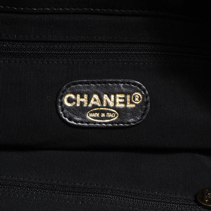 Chanel Lambskin Chain CC Small Tote Black 6 of 7