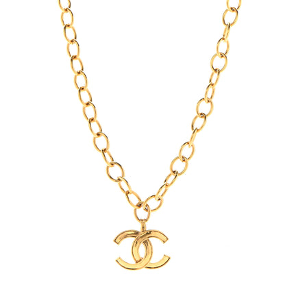Chanel Chain CC Long Necklace Gold 1 of 4