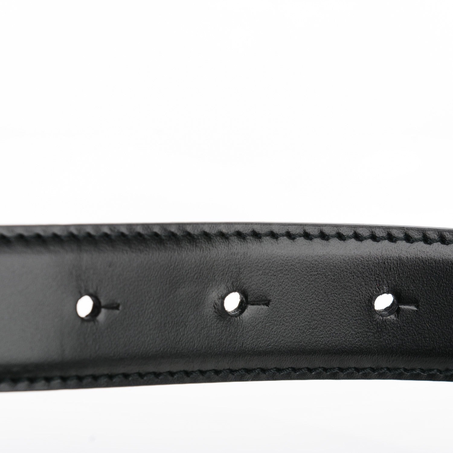 Gucci Calfskin Interlocking G Belt 85 34 Black 4 of 5