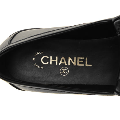 Chanel Lambskin Quilted CC Turnlock Loafers 39.5 Black 7 of 7