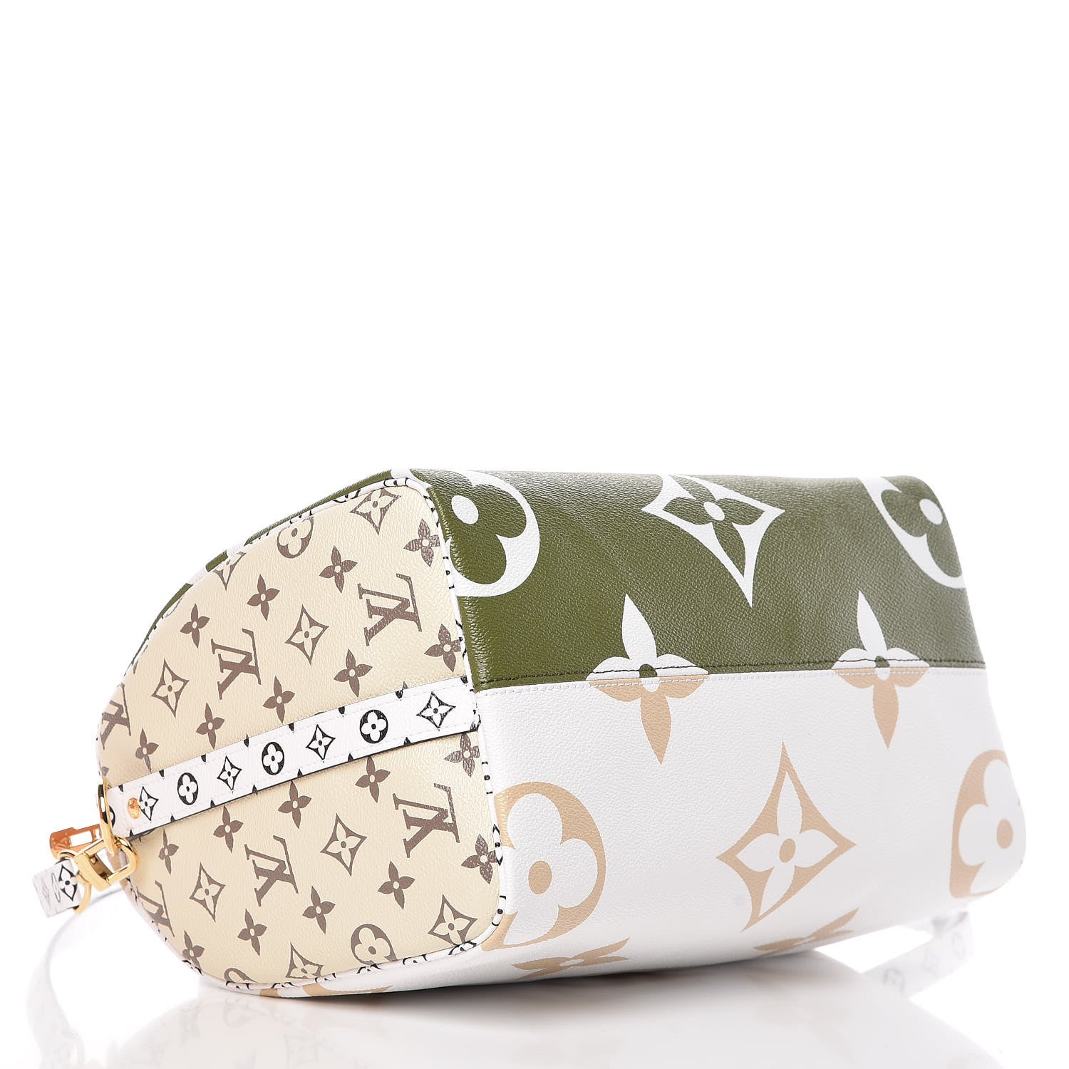 Louis Vuitton Monogram Giant Speedy Bandouliere 30 Kaki Beige 4 of 9