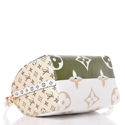 Louis Vuitton Monogram Giant Speedy Bandouliere 30 Kaki Beige 4 of 9