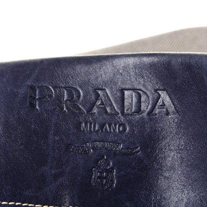 Prada Jacquard Logo Hobo Corda Navy 6 of 13