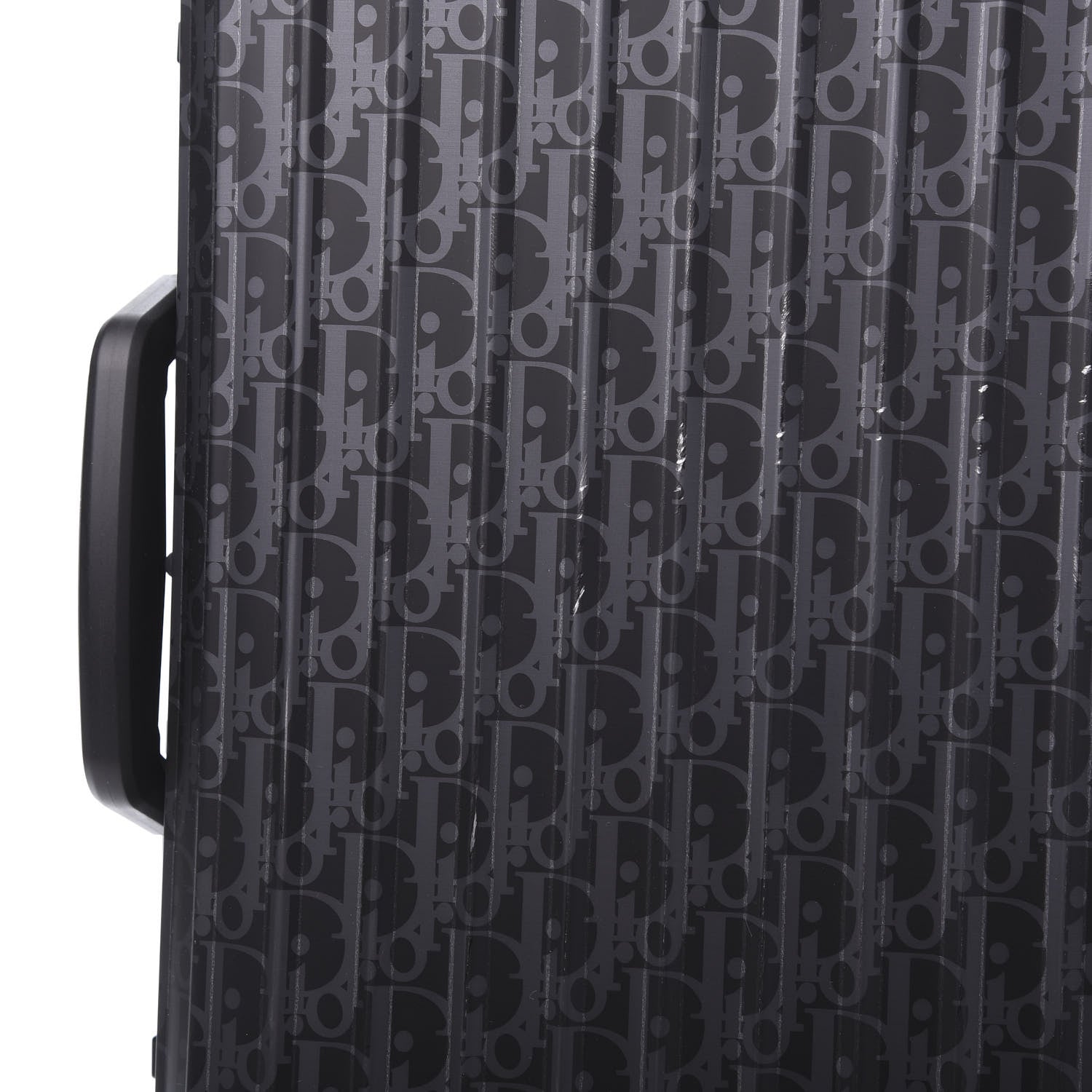 Christian Dior X RIMOWA Aluminum Zucca Print Roll Away Carry On Luggage 9 of 13