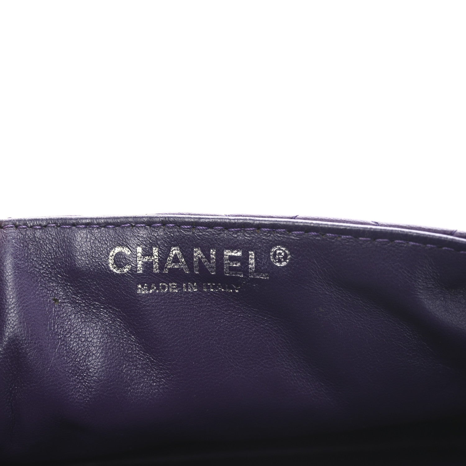 Chanel Lambskin East West Flap Purple 6 of 10