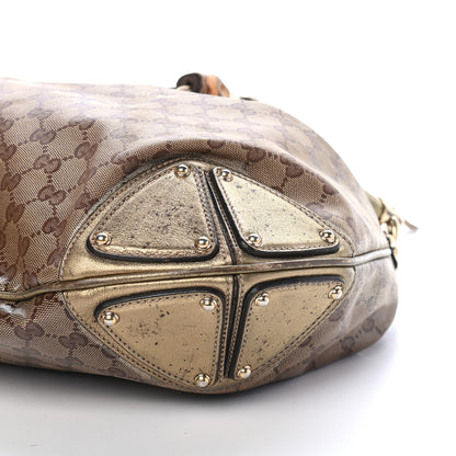 Gucci Crystal Monogram Large Indy Top Handle Bag 9 of 9