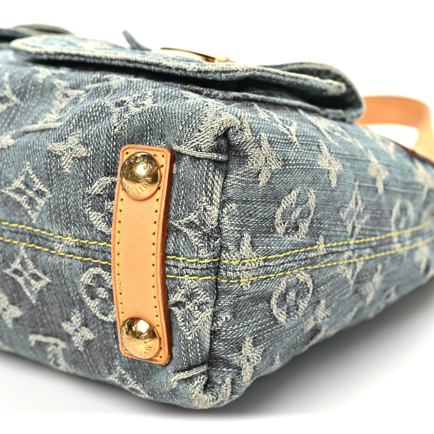 Monogram Denim Baggy PM Blue