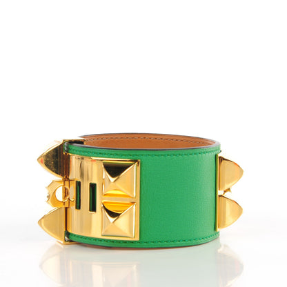 Hermes Swift Collier de Chien CDC Bracelet L Bambou 3 of 7