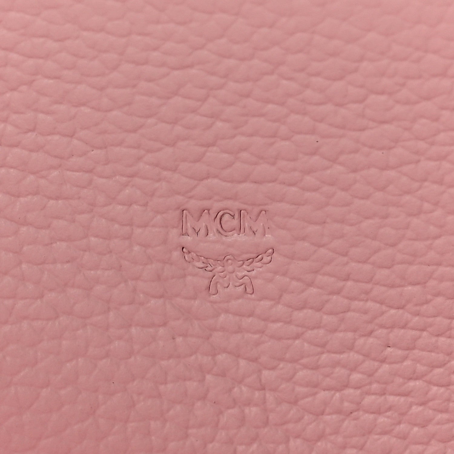MCM Visetos Large Zip Around Wallet Pink 6 of 9
