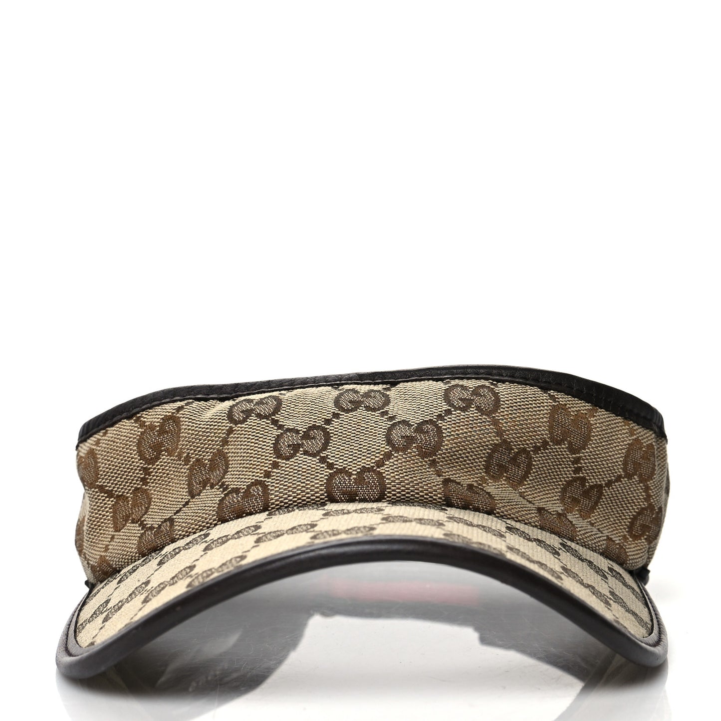 Monogram Web Visor Hat M Beige Cocoa