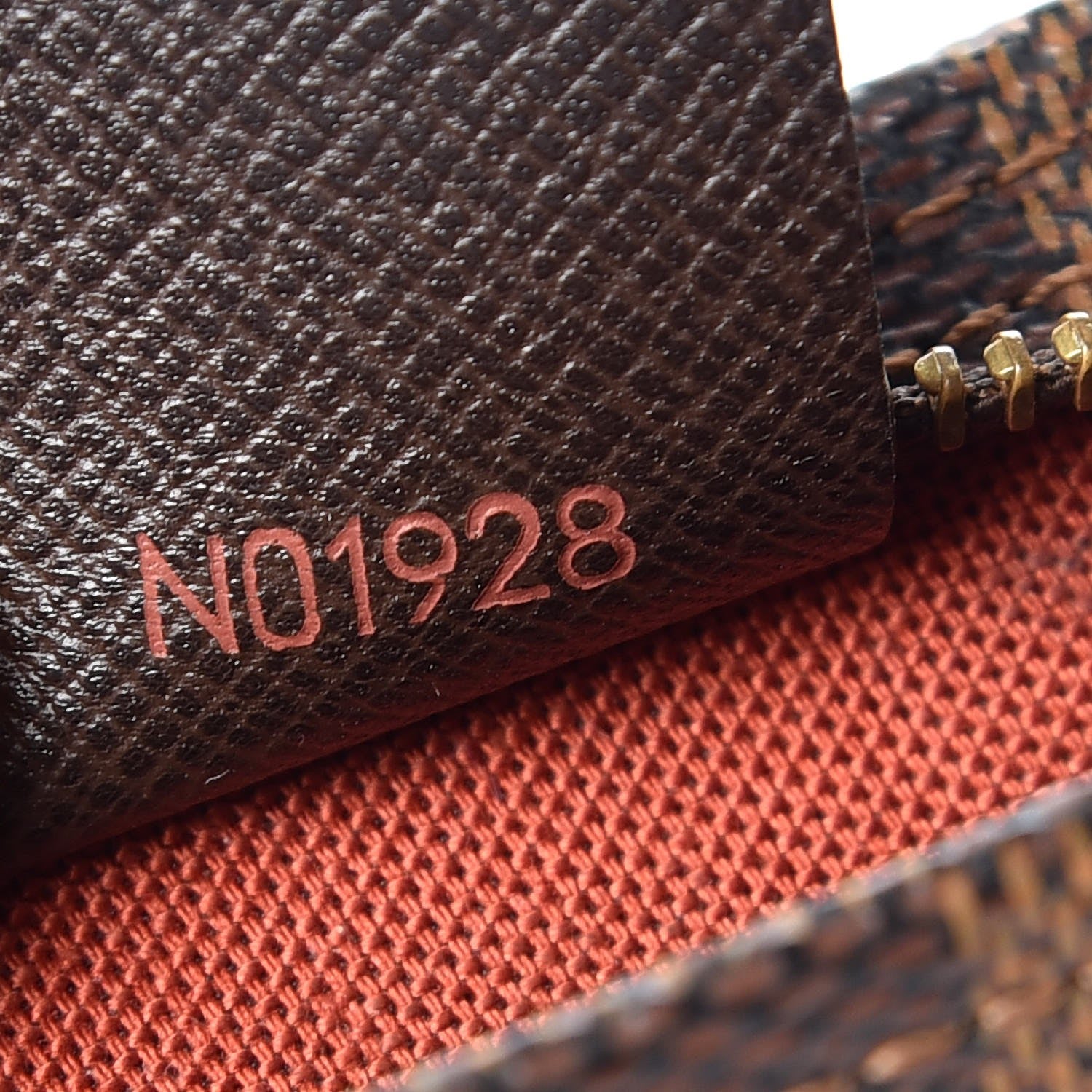 Louis Vuitton Damier Ebene Trousse Make Up Bag Pochette 7 of 13