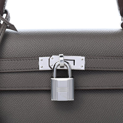 Hermes Epsom Kelly Sellier 25 Etain 19 of 19