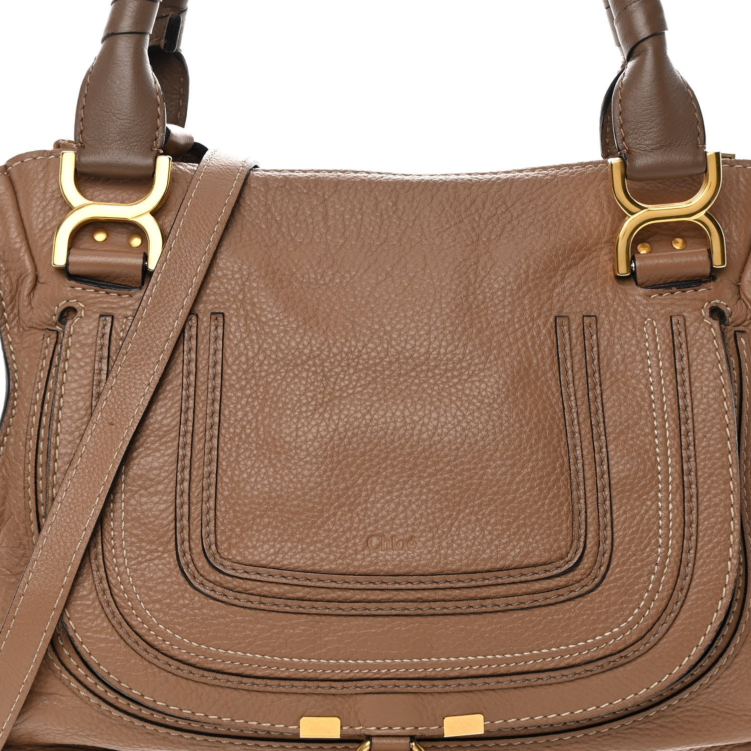 Chloe Calfskin Medium Marcie Satchel Nut 8 of 15