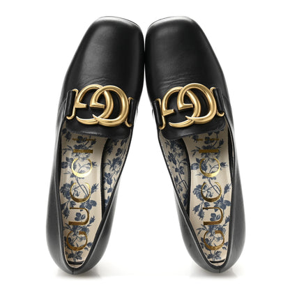 Gucci Malaga Kid GG Victoire 55mm Loafer Pumps 37 Black 2 of 10