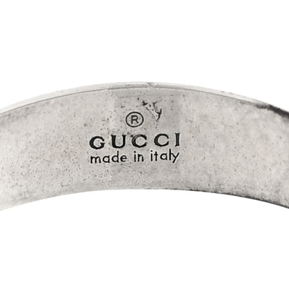 Gucci Sterling Silver Blind for Love Star Cat Ring 51 5.75 4 of 6