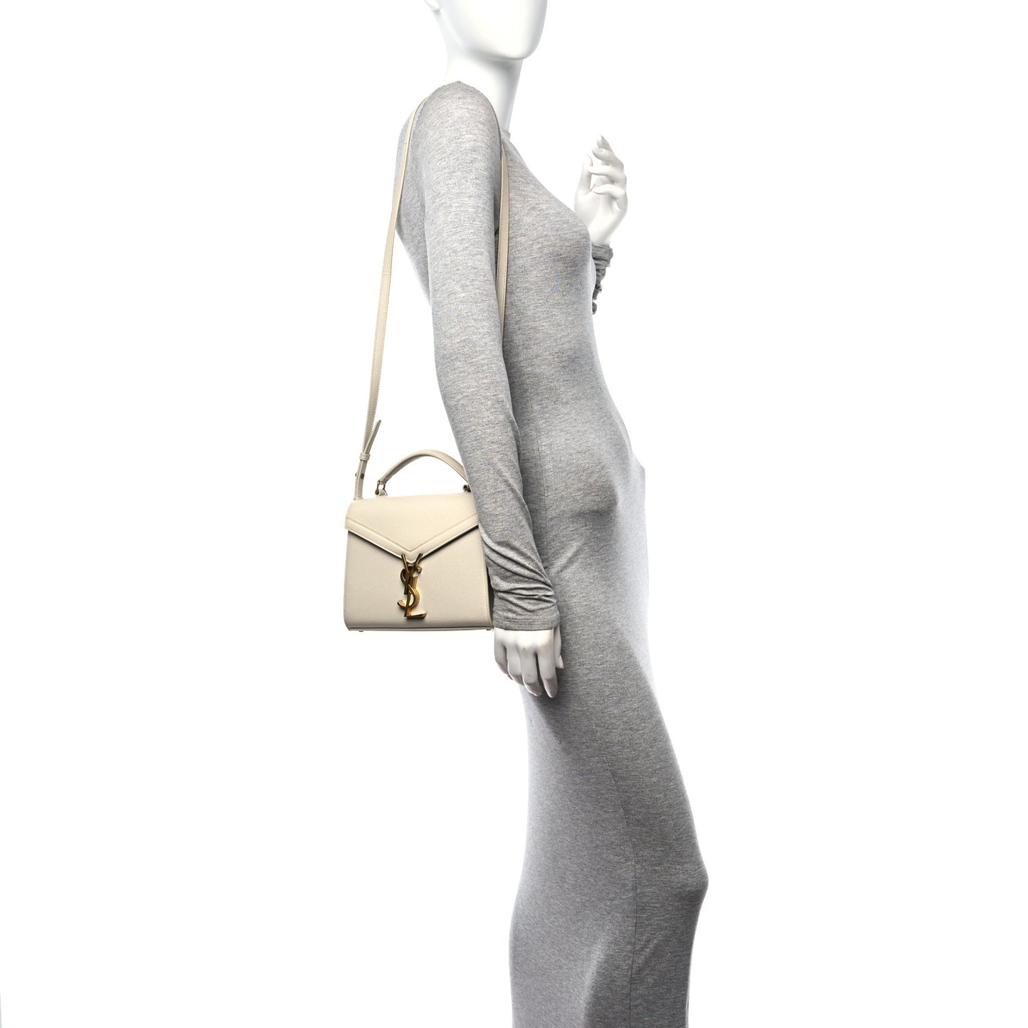 Grain de Poudre Mini Classic Monogram Cassandra Top Handle Crema Soft